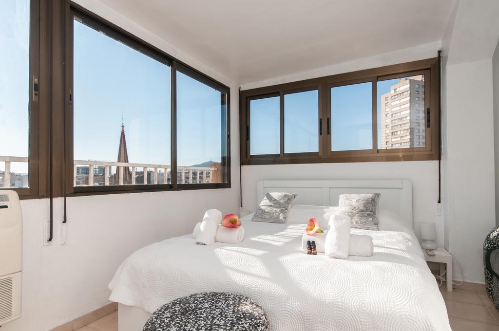 Apartamento The Sky Dome Barcelona Habitación foto